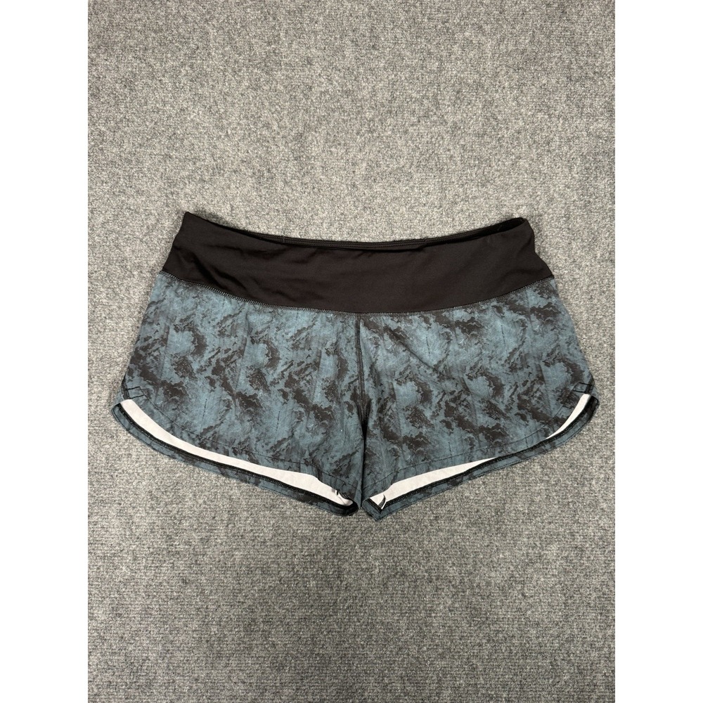 Vuori Omni Performance Shorts Womens Large Blue Lightweight Athletic Running EUC